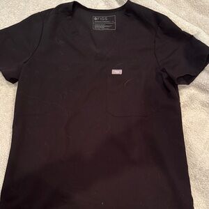 Figs black Catrina one pocket scrub top. Like new. Smoke free home.